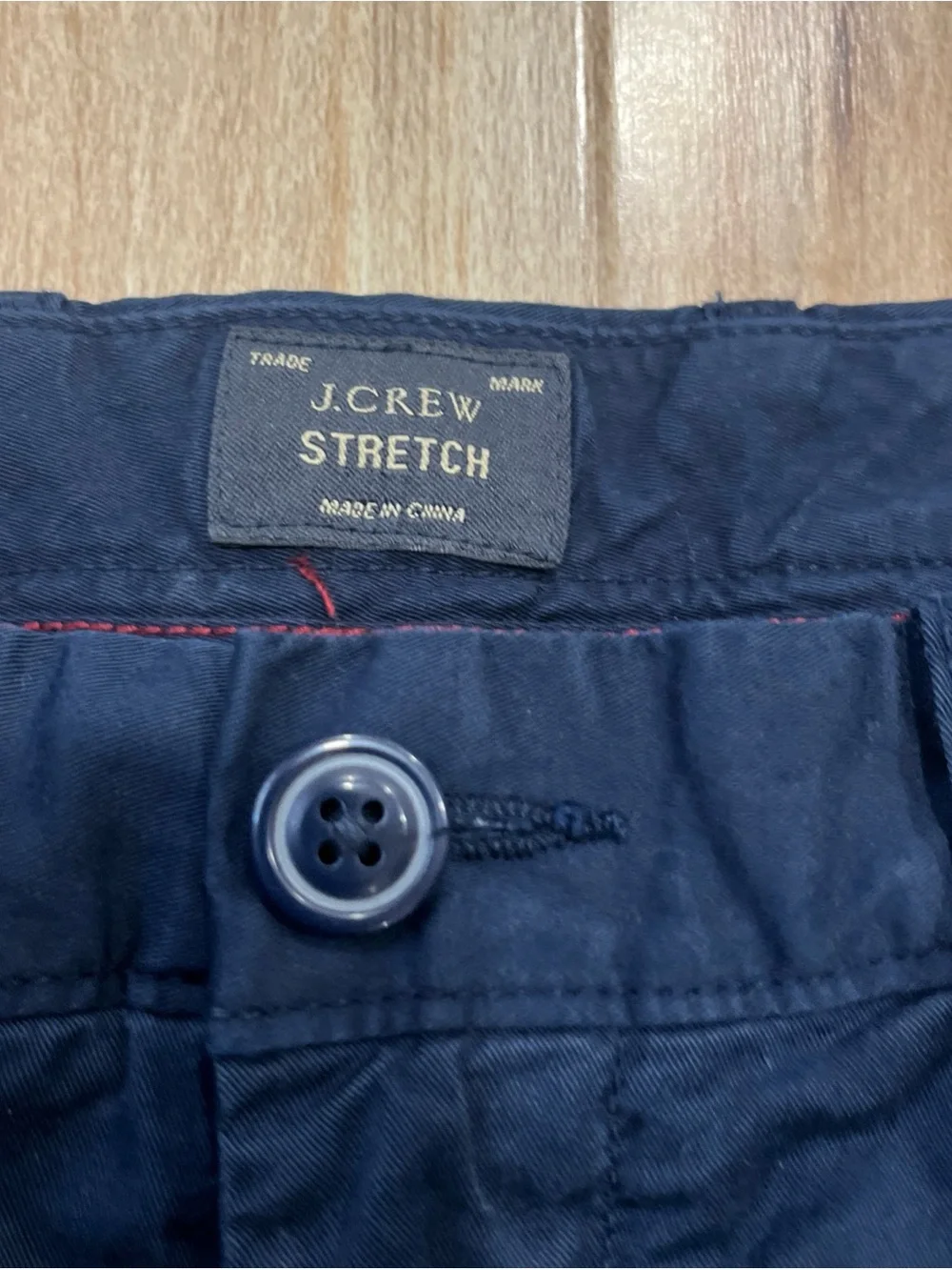 J. Crew Dark Navy Chino Pants - Slim Straight